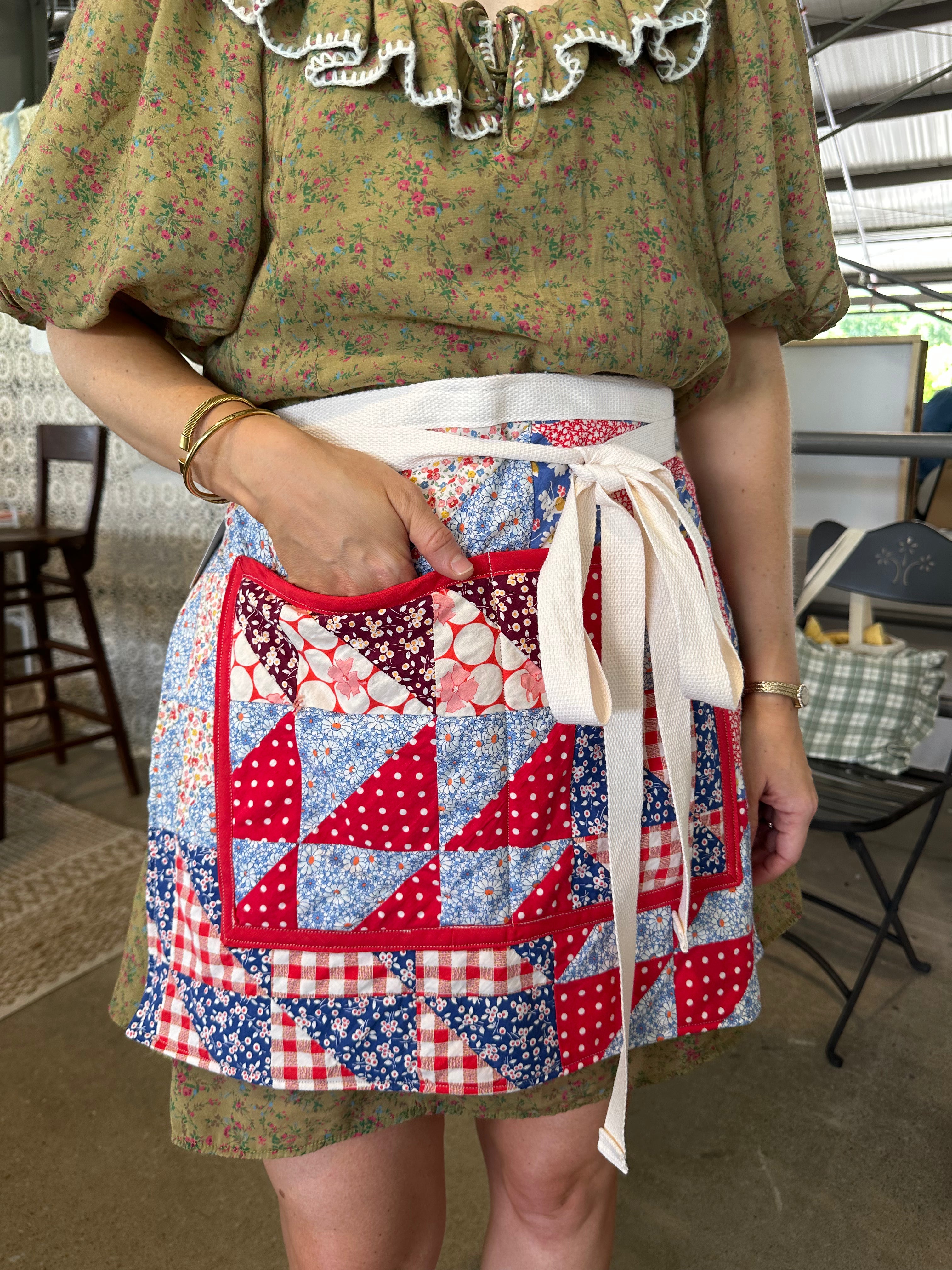Vintage Quilt Apron (05)