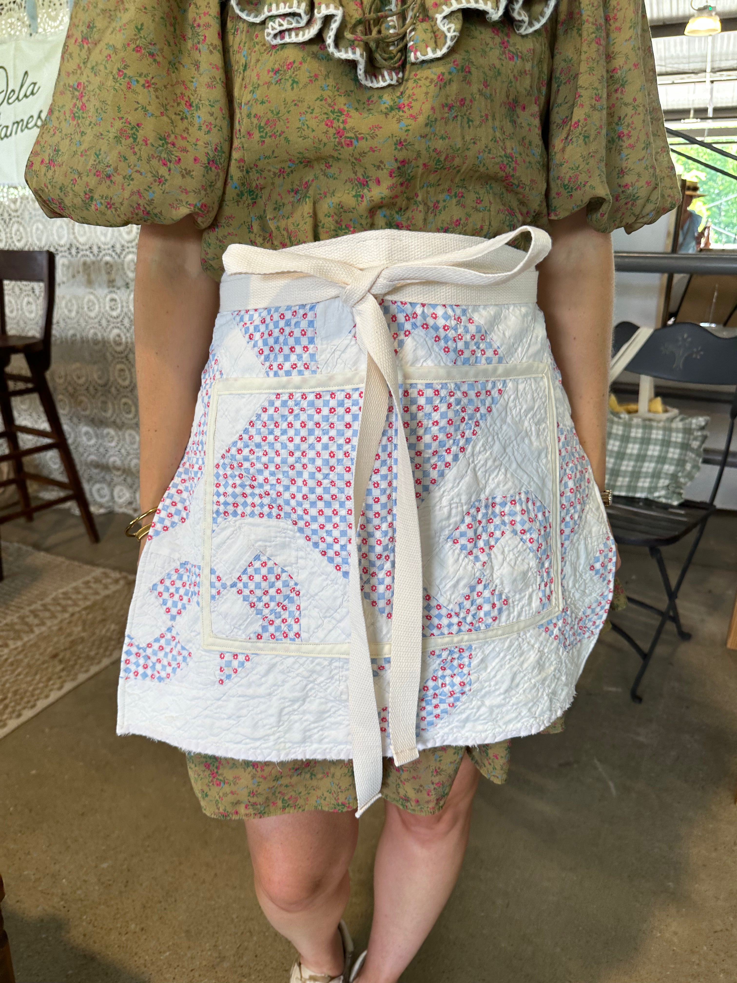 Vintage Quilt Apron (03)