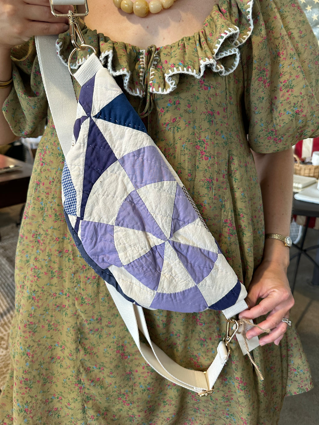 Vintage Quilt Fanny Pack (01)