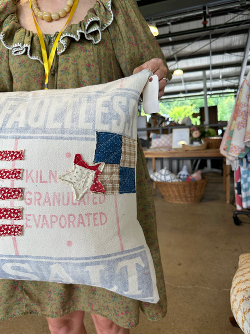 Americana Patchwork Pillow (01)