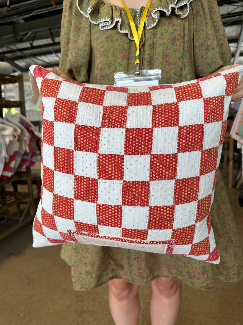 Americana Patchwork Pillow (01)