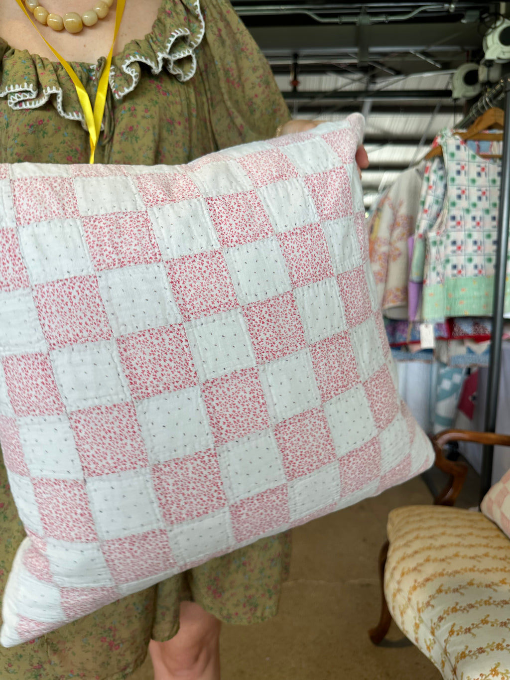 Americana Patchwork Pillow (02)