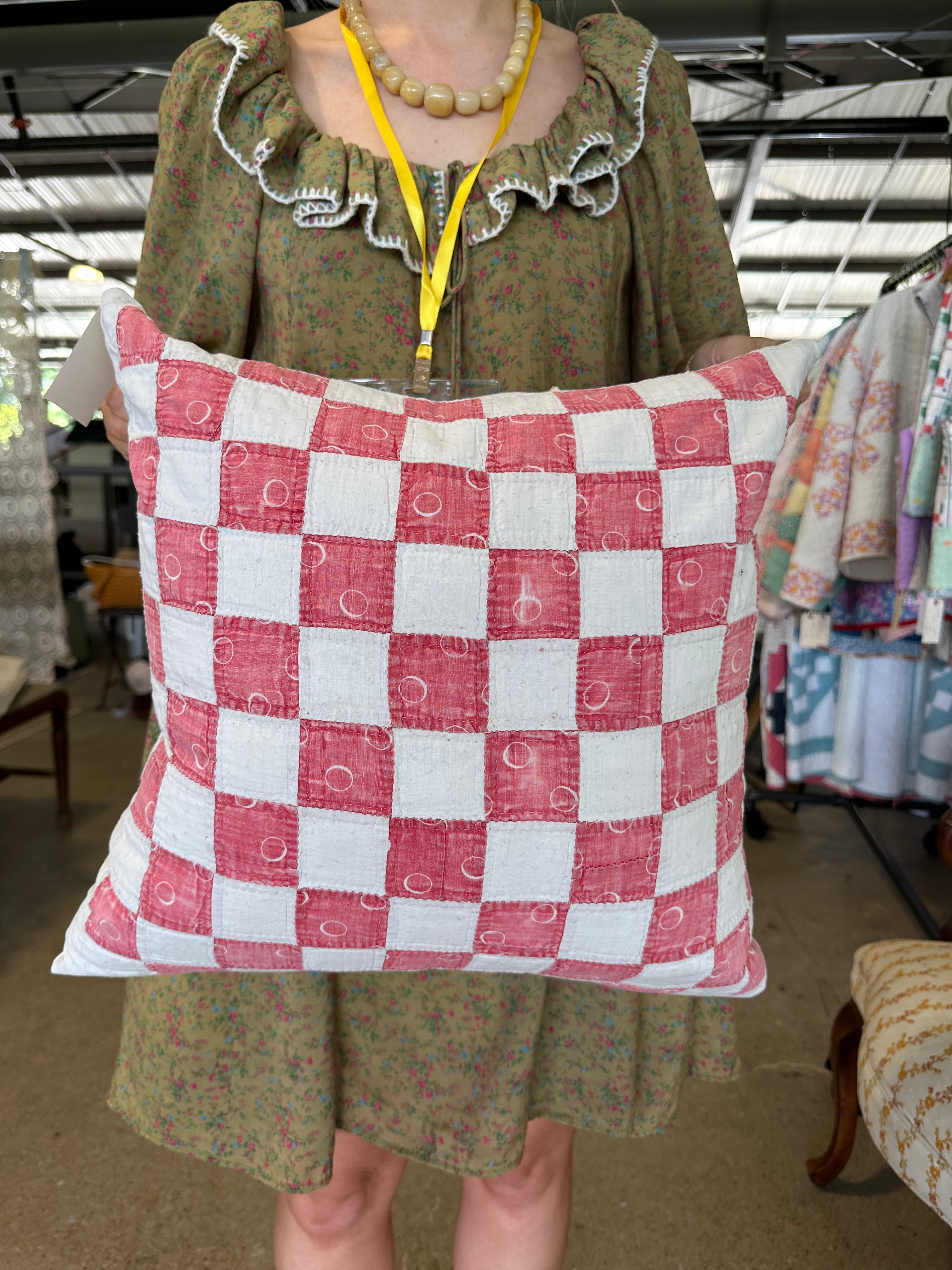 Americana Patchwork Pillow (03)